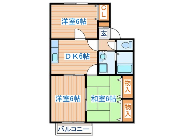 オールージュコートの物件間取画像